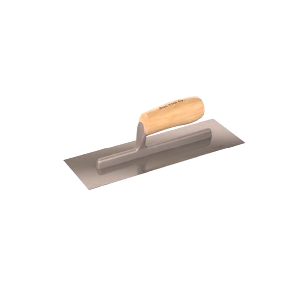 Bon 82-290 Concrete Trowel, Steel 12" X 4" Wood Handle